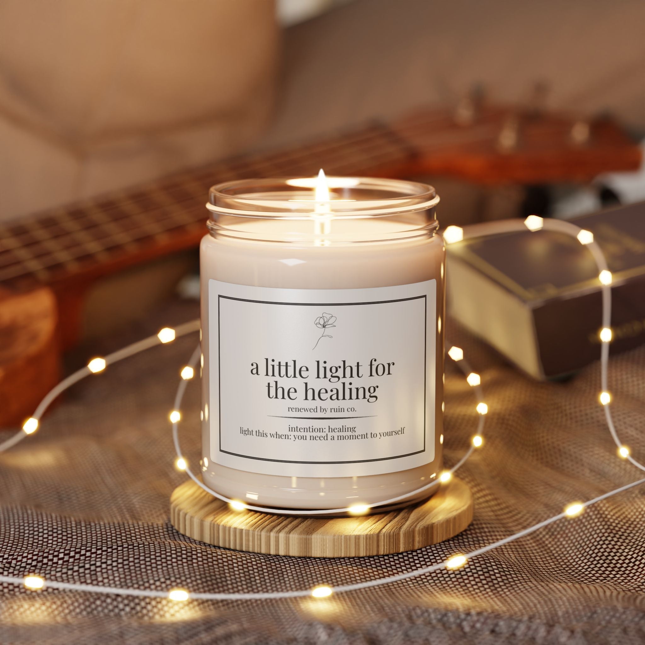 a little light for the healing Candle | Scented Soy, 9oz