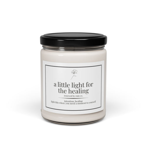 a little light for the healing Candle | Scented Soy, 9oz